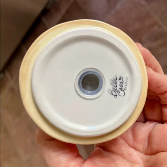 Bella Casa Ganz Adorable Orange Tabby Cat Ceramic Salt & Pepper Shaker - Picture 3 of 9